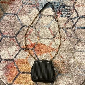 (vintage) ANNE KLEIN for Calderon Kisslock Crossbody Clutch